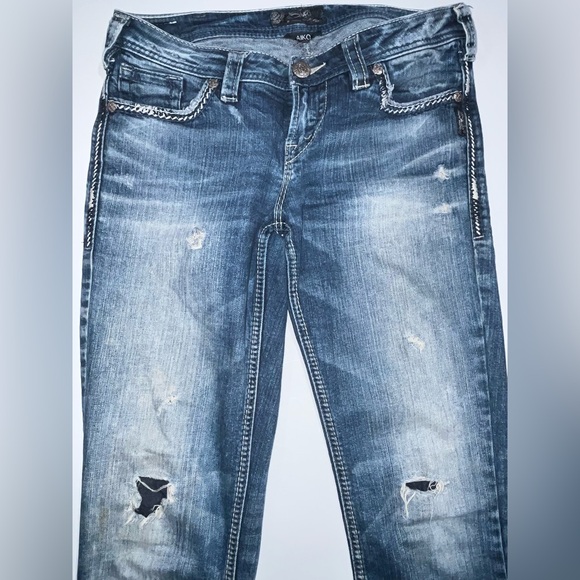 Silver Jeans Women's Boot Cut Jeans - Blue size 30 waist - Picture 1 of 12
